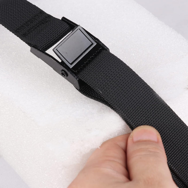 [Australia - AusPower] - MAGARROW Lashing Straps with Cam Buckle Black (All Black (4-Pack), 2 Feet) ALL Black (4-Pack) 