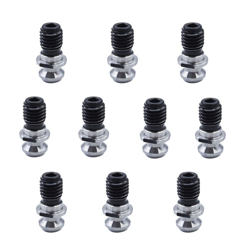 [Australia - AusPower] - 10 Packs Hollow Pull Stud Retention Knob CAT40 45 Degree 0.740 Inch Suitable for Mazak Fadal Hurco Okuma 