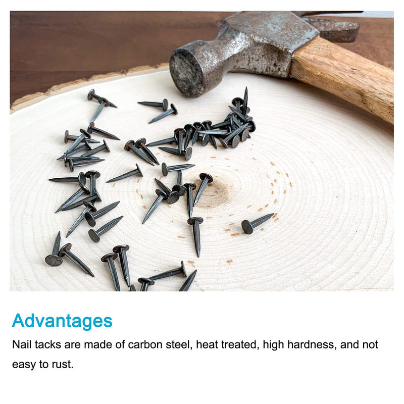 [Australia - AusPower] - Nails Tacks (4x13mm) 500pcs, Metal Hardware Nails Studs - for Woodworking, Furniture, Shoes, Conveyor Belt Repair 13mm 