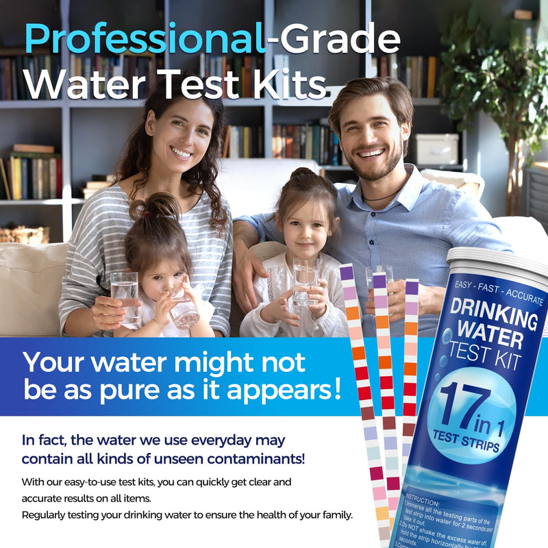 [Australia - AusPower] - 21 in 1 Drinking Water Testing Kit, 145 Test Strips - Mighty Care Home Tap and Well Water Test Kit for Hardness, Lead, Iron, Copper, Chlorine, Fluoride 21 in 1 Test Kits 