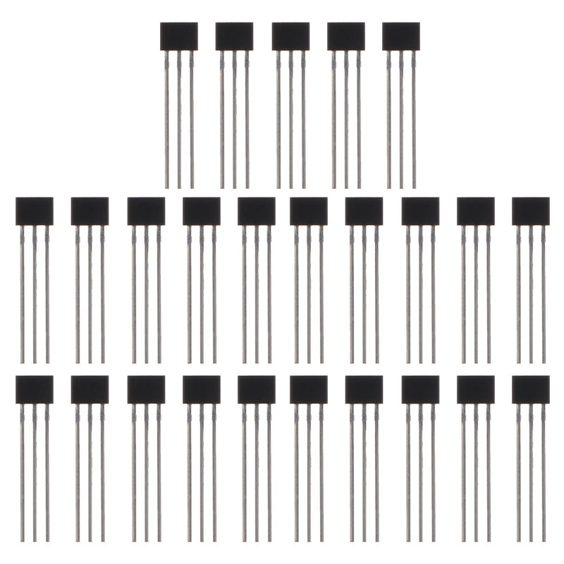 [Australia - AusPower] - 25pcs Linear Hall Effect Sensors Ratiometric Linear Hall Effect Sensors Chip Magnetic Detector 3 Terminal for Electric Vehicle Motor Repair Applications 
