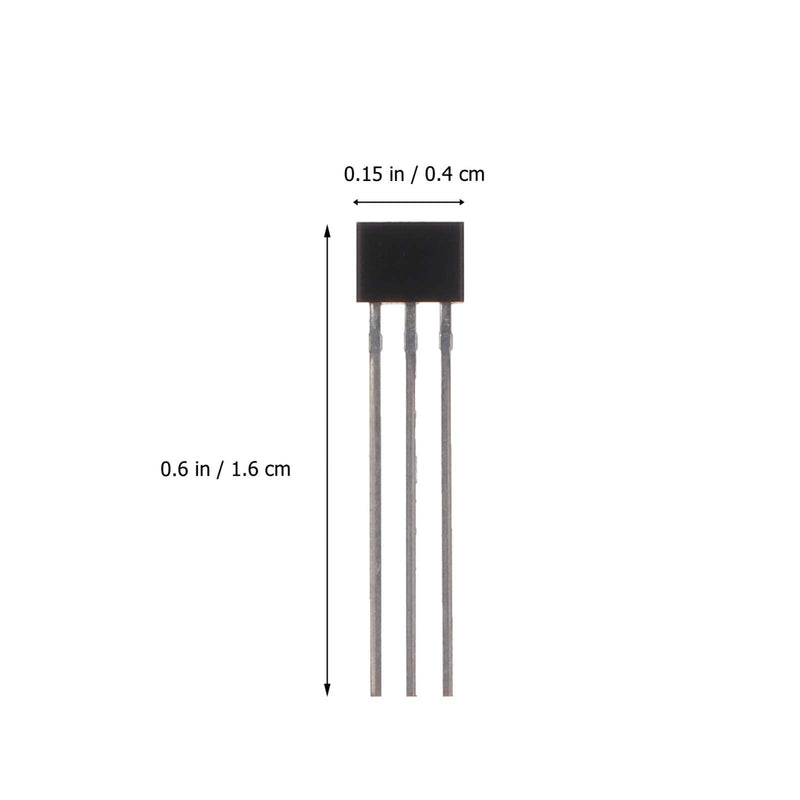 [Australia - AusPower] - 25pcs Linear Hall Effect Sensors Ratiometric Linear Hall Effect Sensors Chip Magnetic Detector 3 Terminal for Electric Vehicle Motor Repair Applications 