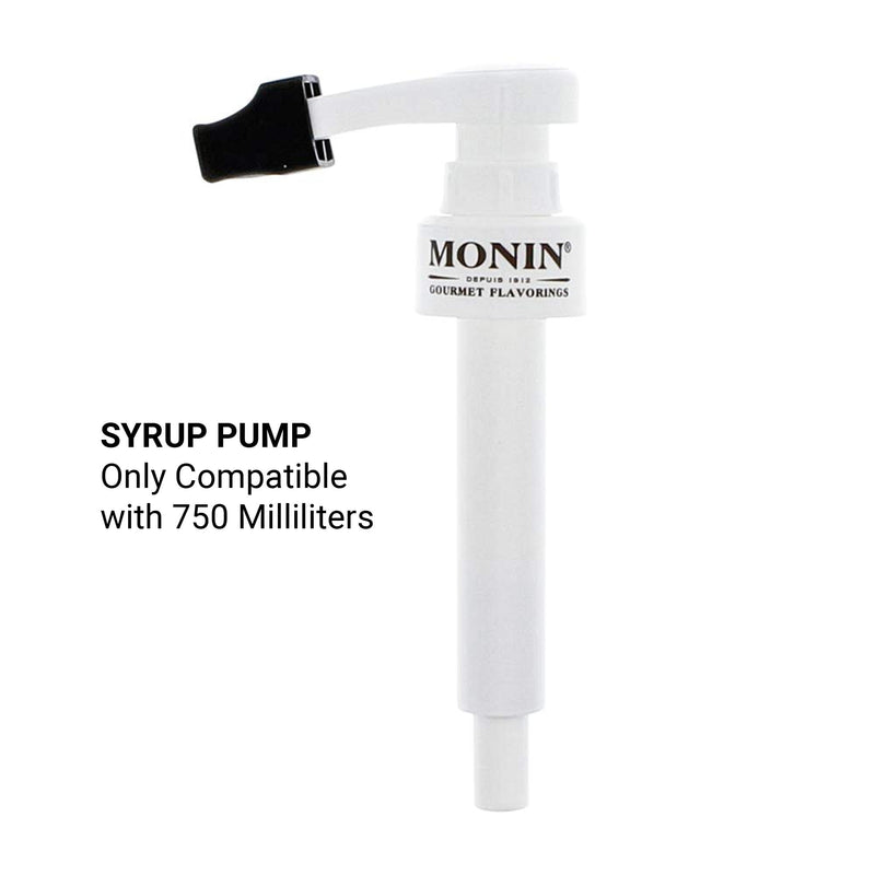[Australia - AusPower] - Monin - Syrup Pump, Only Compatible with 750 Milliliters Glass Bottles of Monin Syrup, Tip Cover Included, Approximately ¼ Fluid Ounce Per Pump 