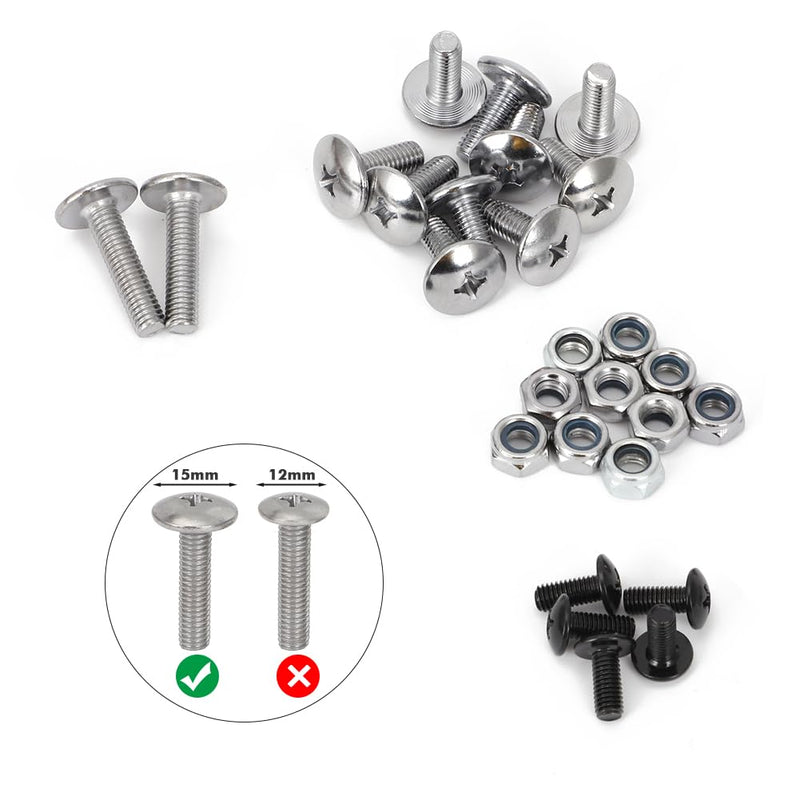 [Australia - AusPower] - Motoparty for Any Year Yamaha Banshee 350 for YFZ350 1987-2006 Fender Bolt Screw Nut Set 27 Pcs 