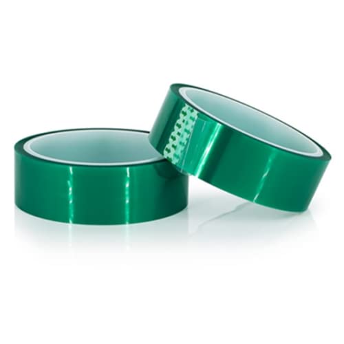 [Australia - AusPower] - Green High Temp Powder Coating Tape (2.5" x 72 Yards) 1 2.5" x 72 Yards 