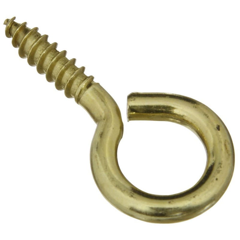 [Australia - AusPower] - National Hardware N119-362 V2015 Screw Eyes - Solid Brass in Solid Brass, 3 pack,#8, 1-5/8" #8, 1-5/8" 