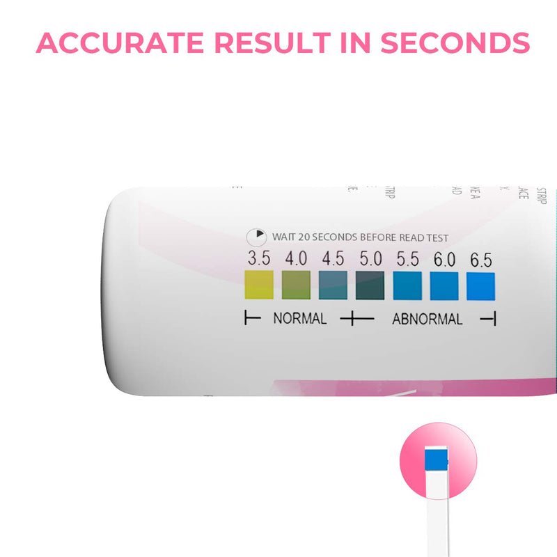 [Australia - AusPower] - Vaginal Health pH Test Strips, Feminine pH Test, Value Pack | Monitor Vaginal Intimate Health & Prevent Infection | Accurate Acidity & Alkalinity Balance (10 Strips) 10 Count (Pack of 1) 