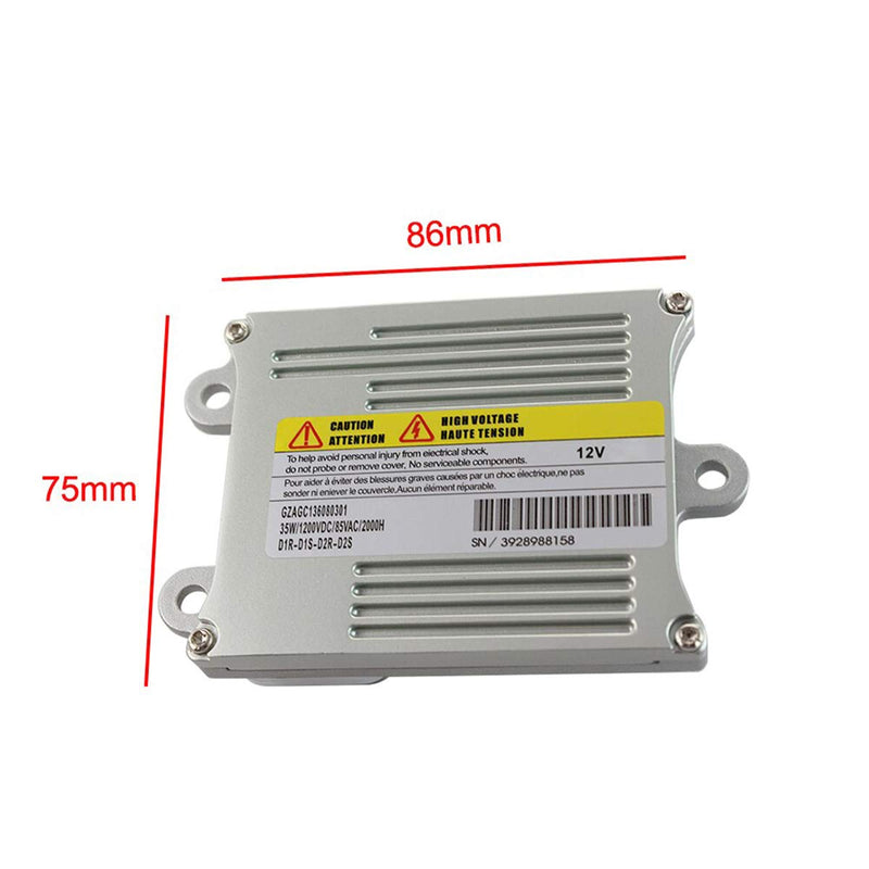 [Australia - AusPower] - Xenon D1S D1R 35W HID Ballast 93235016 Factory OEM Direct Replacement Control Unit Module for Buick Land Rover 2008-2012 (D1-P) D1-P 