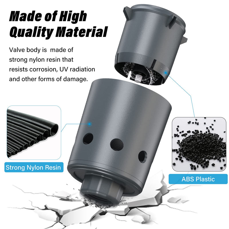 [Australia - AusPower] - Water Tank Float Valve Designed for Water Level Control, Automatic Filling, Automatic Shut Off, Nylon Resin Water Level Float Valve for Livestock Troughs, Stock Tank, Fish Pond, etc. 1" Valve 