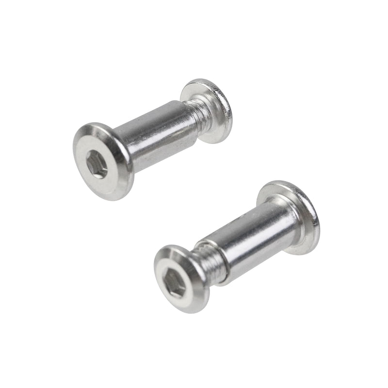 [Australia - AusPower] - 20 Sets M8×10mm Binding Post Screw Silver ?10×20mm Chicago Screws Furniture Joint Screw Rivets for Furniture, Chairs, Beds M8×10mm, ?10×20mm 