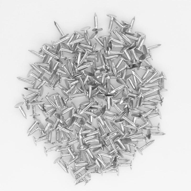[Australia - AusPower] - Steel Roofing Felt Nails (200pcs), 0.59 Inch Roofing Felt Pins Suit for Shed Roof Roofing Felt Slate Boards,Broad Head Pins 