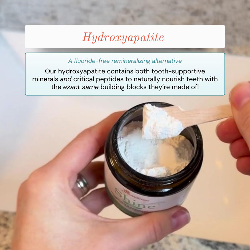 [Australia - AusPower] - Shine Remineralizing Tooth Powder with Hydroxyapatite, Made in The USA, Flouride Free Tooth Repair, Natural Teeth Whitening Powder, Teeth Polish & Stain Remover, Cinnamon 