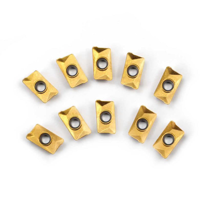 [Australia - AusPower] - OSCARBIDE Carbide Inserts APKT11T308 Milling Inserts APKT Style Inserts for Face Milling Cutter Alloy Stainless Steel,10 Pieces/Set 