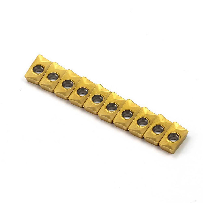 [Australia - AusPower] - OSCARBIDE Carbide Inserts APKT11T308 Milling Inserts APKT Style Inserts for Face Milling Cutter Alloy Stainless Steel,10 Pieces/Set 
