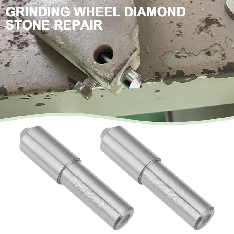 [Australia - AusPower] - OTOTEC 2 x Dressing Pin with Single Point Grinding Wheel 48.8 x 11.1 mm Diamond Scraper Tool for Precise Dressing of Large Diameter Sanding Discs 