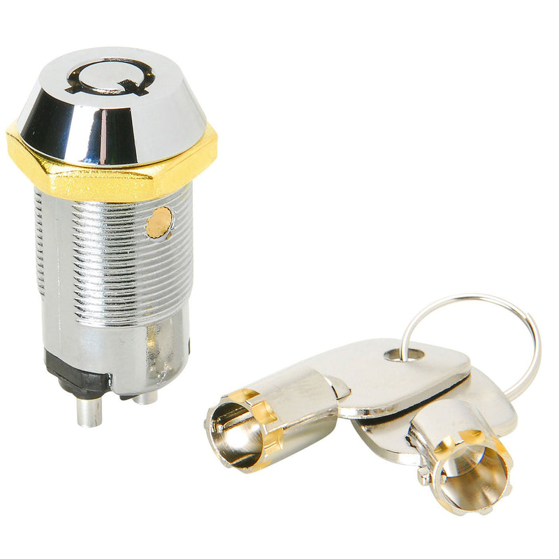 [Australia - AusPower] - Parts Express On/Off Key Switch with 2 Round Keys (1) 