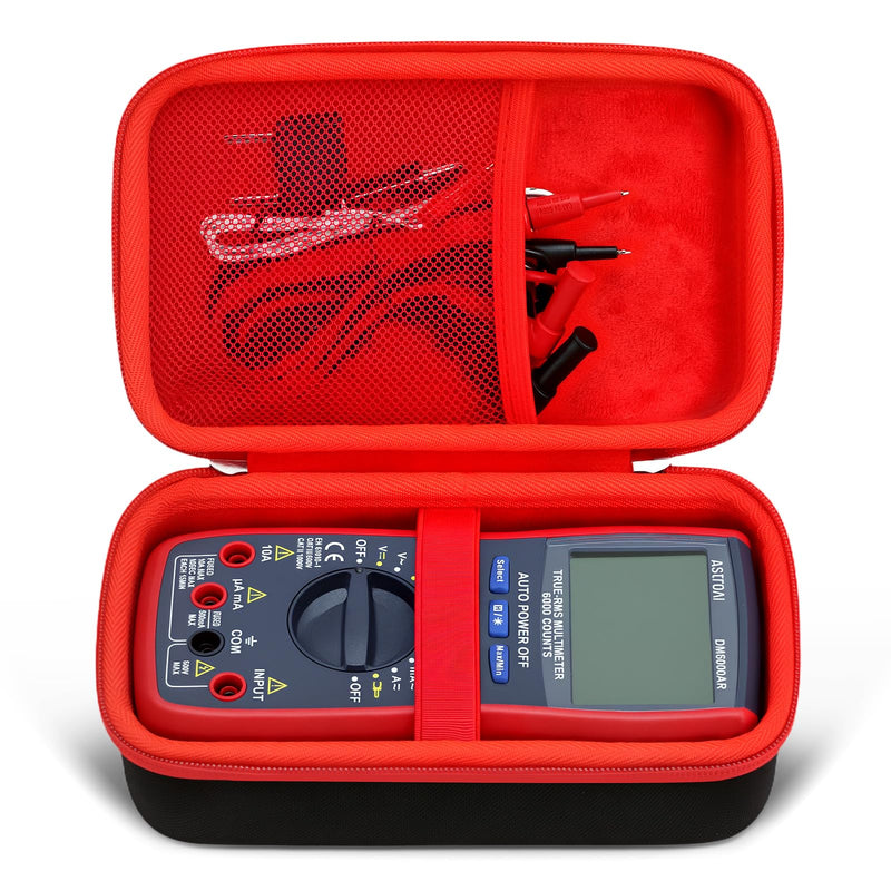 [Australia - AusPower] - Hard Storage Carrying Case Compatible with AstroAI Digital Multimeter and Analyzer TRMS 6000 Counts/AstroAI Multimeter Tester 2000 Counts, Hard EVA Travel Replacement Bag (Case Only) 
