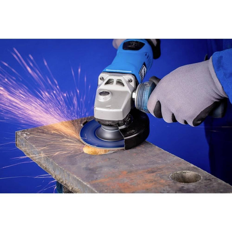 [Australia - AusPower] - PFERD Fibre Disc Set, 10 Pieces | Ceramic Grain Diameter 125 mm CO-COOL 36, 60, 80 with High Performance Support Plate | 64198002 - Premium // CO-COOL Körnung 36-80 