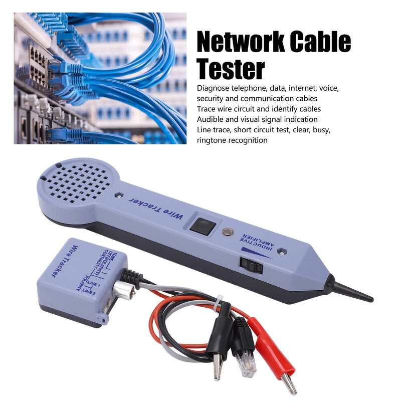 [Australia - AusPower] - Wire Tracer Kit, Cable Toner Detector with Audible and VisualSignal Indication for Diagnose Common Problems in Telephone Data Internet Communication Cables Ect 