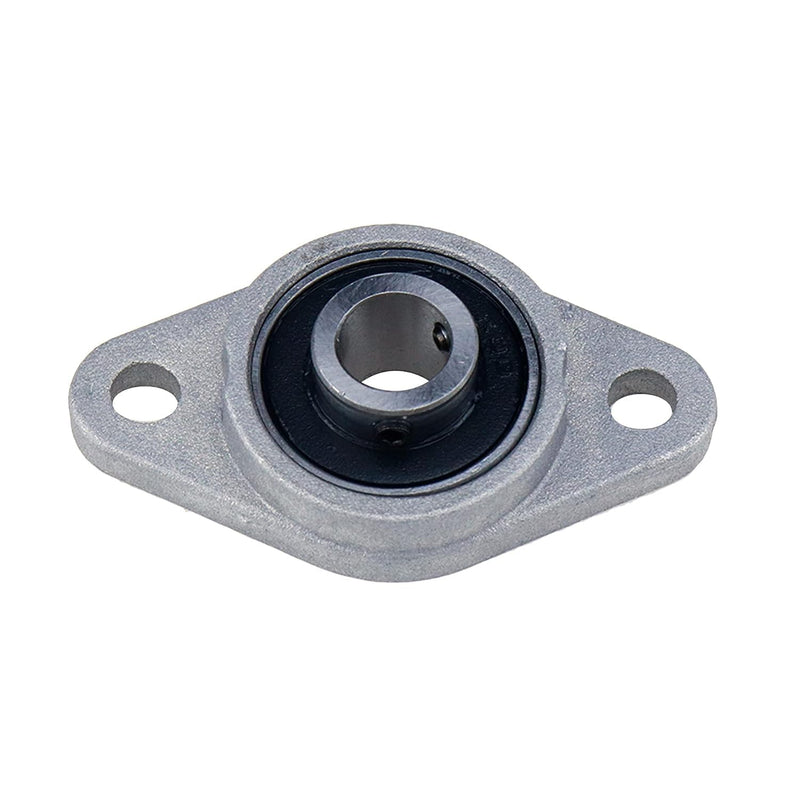[Australia - AusPower] - 10pcs KFL08 Bore 8mm FL08 (Pack of 10) CNC Self Aligning Pillow Block Flange Bearing Shaft Zinc Alloy 
