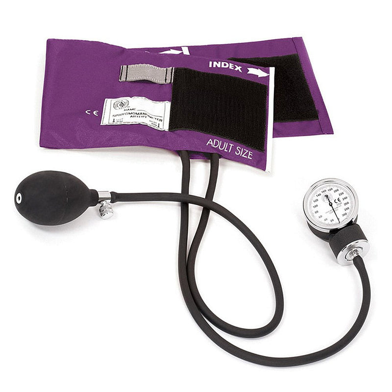[Australia - AusPower] - Prestige Medical Adult Premium Aneroid Sphygmomanometer: Clamshell Packaging, Purple (Model: S82-PUR) 