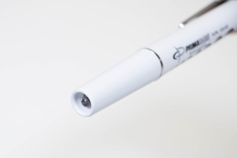 [Australia - AusPower] - Primacare DL-9325 LED Diagnostic Penlight with Imprinted Pupil Gauge, Reusable and Lightweight Medical Pen Light for Nurse, Student, Doctors EMT, Batteries Included, White 
