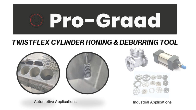 [Australia - AusPower] - TwistFlex 3-1/4" 240SC Cylinder Hone | 3.25" Flexible Cylinder Honing & Deburring Tool | Bore Brush for Hole Diameters 3.00"- 3.27" | Silicon Carbide 240 Grit | 0.31" Shank | 13.5" Length 3-1/4" 