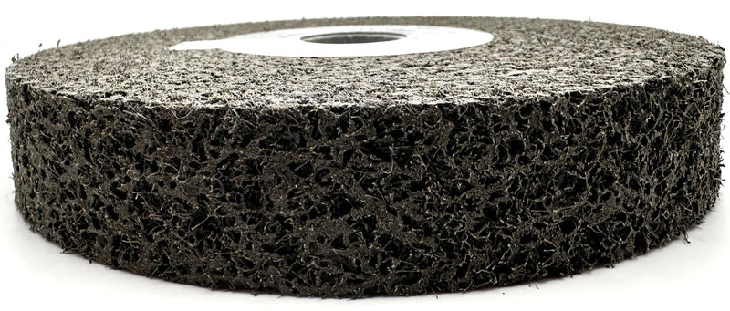 [Australia - AusPower] - Multi-Finishing Wheel – 6” x 1” x 1” 2S Medium Grit Silicon Carbide - Stainless Steel Finishing Convolute Wheel 13171 – for #4 Finish - 1 Pack 6" x 1" x 1" 2S Medium 