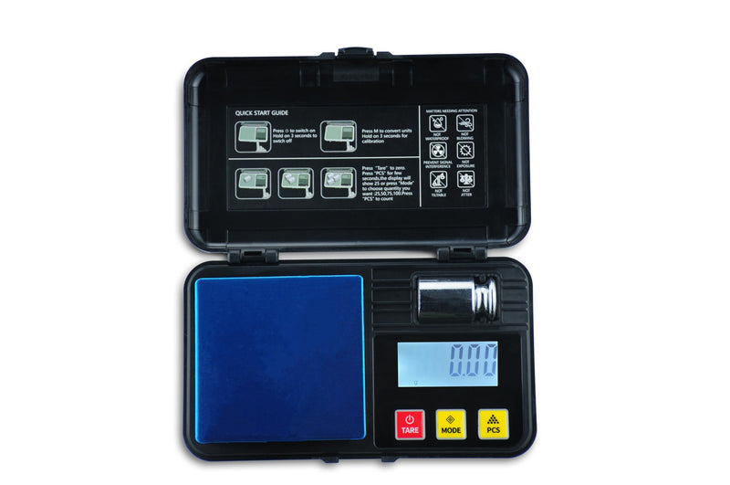 [Australia - AusPower] - High Precision Jewelry Scale with 50g Weights, Pocket Scale, 500 * 0.01g, for Gold, Jewelry, Coins, Herbs, Foods（500 * 0.01） 500*0.01 
