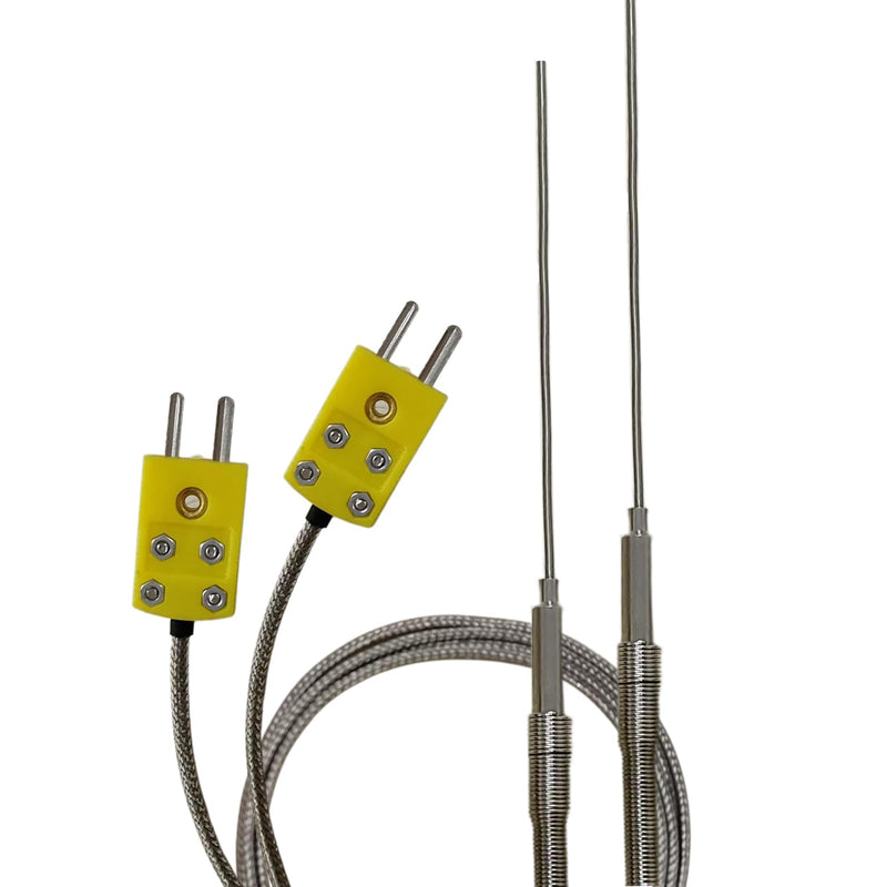 [Australia - AusPower] - TL1915SL k Type thermocouple Probe Length 6in / 0.06in /40 in Flexible Thermocouple -40℉~1230℉（2pcs） 
