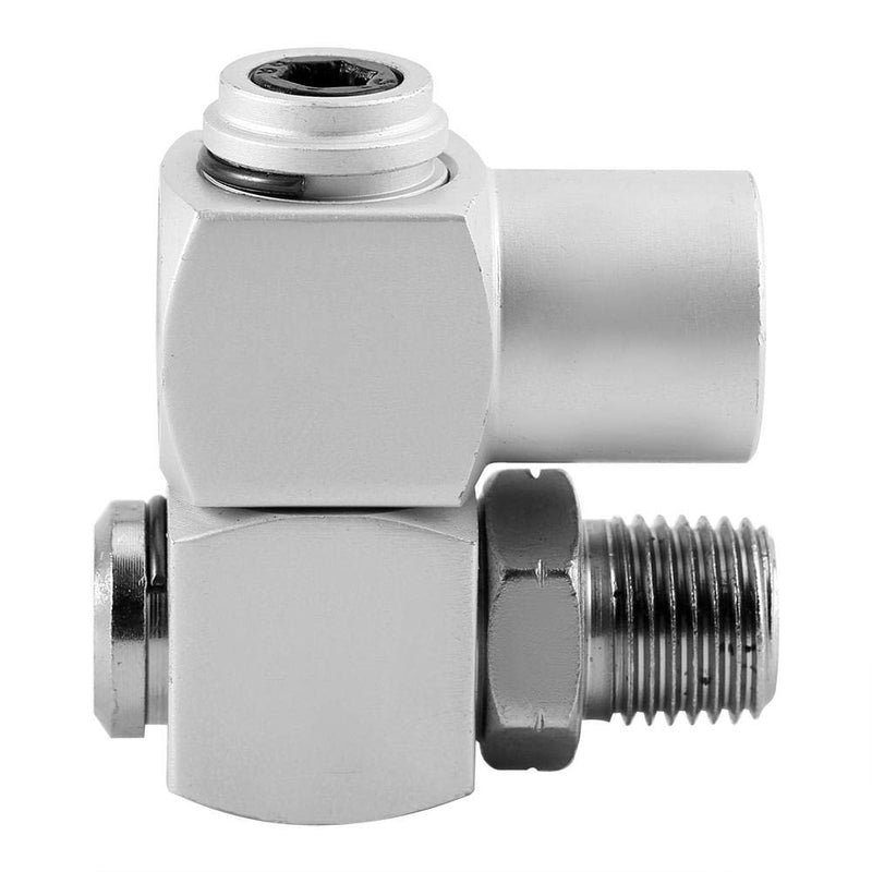 [Australia - AusPower] - Qiterr Pneumatic Swivel Joint 360 Universal Joint, 4 Pieces/Set Aluminium 1/4 Inch Universal Tool for Swivel Hose Adapter 360 Inch 