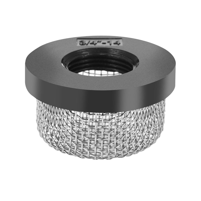 [Australia - AusPower] - 2 Pack Stainless Steel Mesh Strainer, 3/4"-14 Aerator Screen, Compatible with Livewell Pump, Industrial Plumbing Inline, Garden Washers, and Baitwell, Enhancing Filtering and Aeration 2 