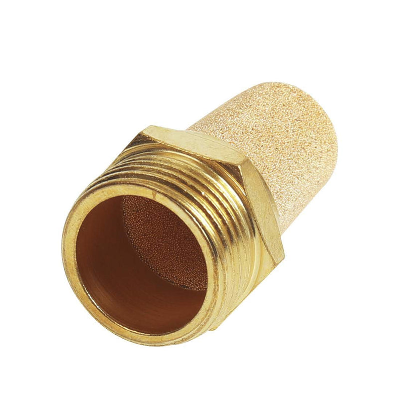 [Australia - AusPower] - Quickun Air Pneumatic Mufflers, 1/4" Male Thread Sintered Bronze Exhaust Muffler Silencer (Pack of 10) 1/4" Male (10Pcs) 