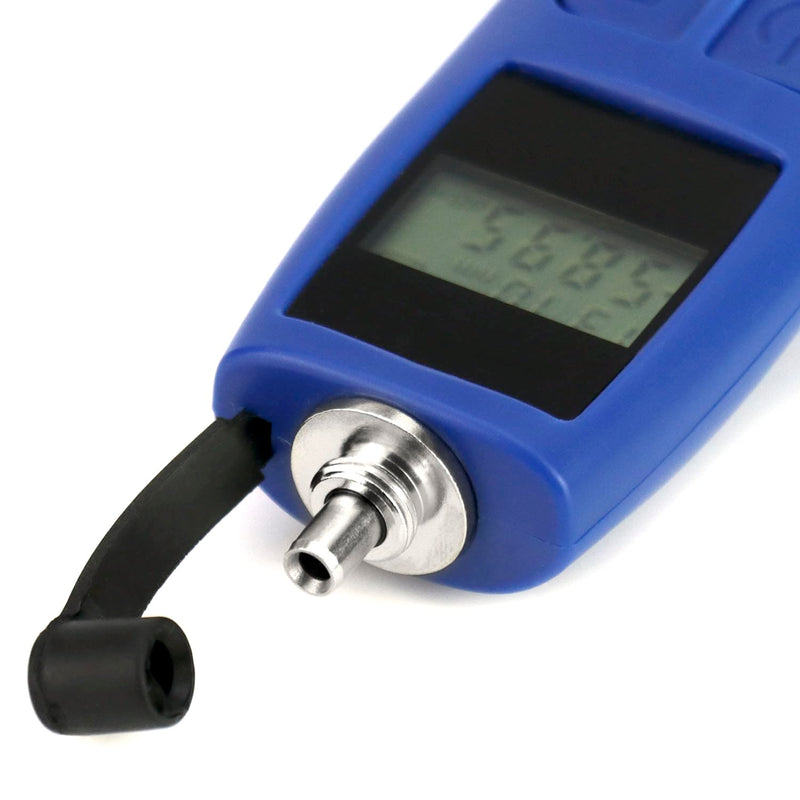 [Australia - AusPower] - QWORK 2 Pack Optical Power Meter, -70~+10 dBm, with Universal 2.5mm Interface, Fiber Light Meter for Testing 6 Calibration wavelengths,Blue 