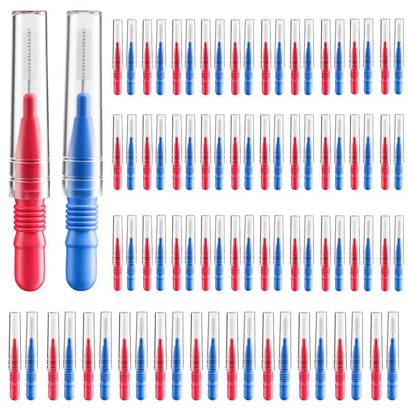 [Australia - AusPower] - RAZOKO Interdental Brush, Flossing Head,Easy Use Tooth Cleaning Tool (88 Count)(2.5mm/3mm) 1Pack(2.5mm/3mm)-72pcs 