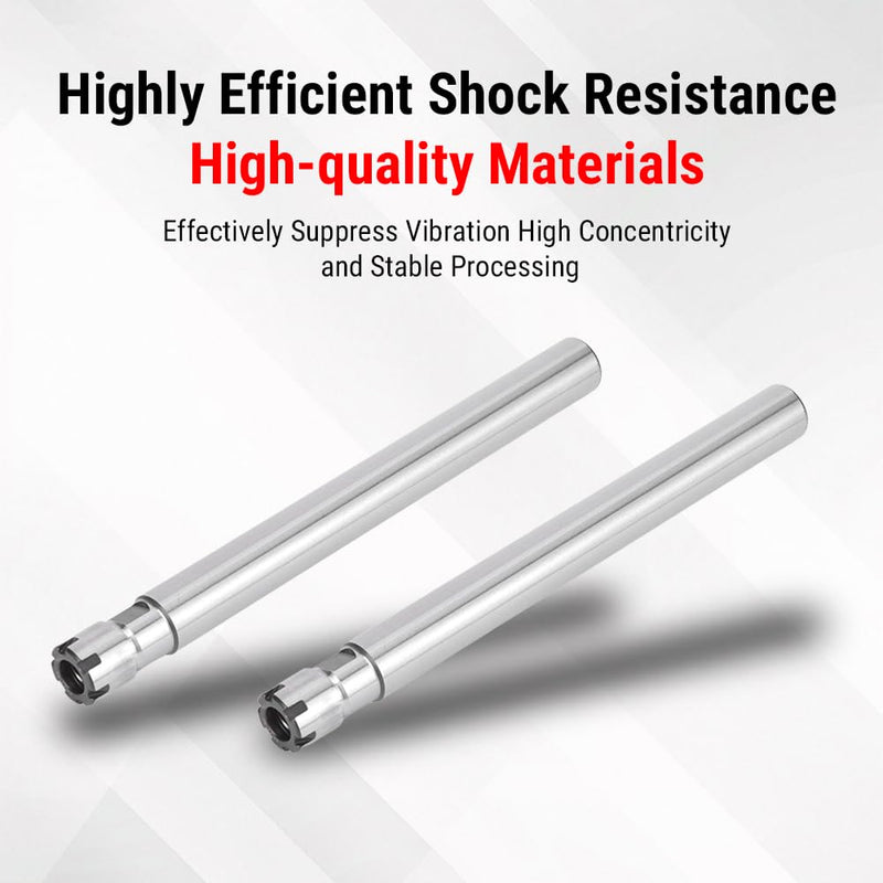 [Australia - AusPower] - Risegun Straight Collet Milling Chuck Holder, ER11M-150L CNC Router Tool Holder Extension Rod with Straight Shank for CNC Router, C16 Tool Holder 