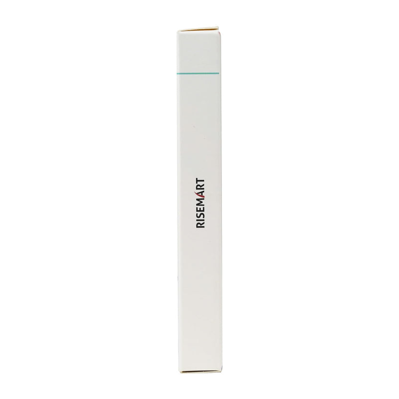 [Australia - AusPower] - RISEMART Pen Light, Nurse Led Medical Penlight with Pupil Gauge for Nursing Students Doctors Black and Silver with Batteries 