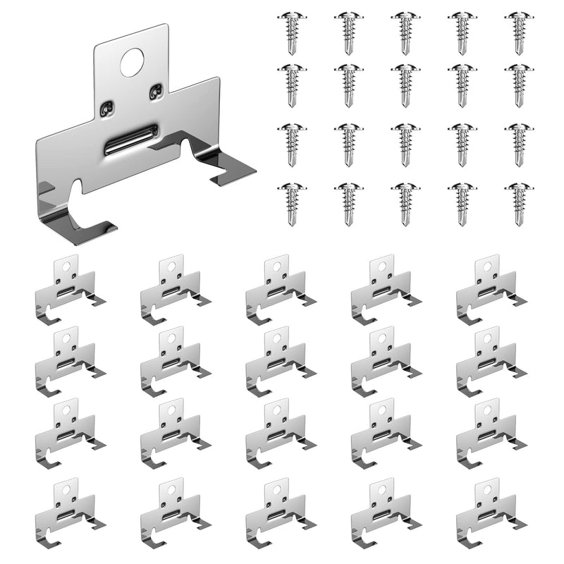 [Australia - AusPower] - Recessed Light Clips for retrofitting recessed Light canisters, Downlight recessed Light Clips for use with Torsion Springs 20 Pack (10 Pairs) 20 Pack (10 Pairs) 