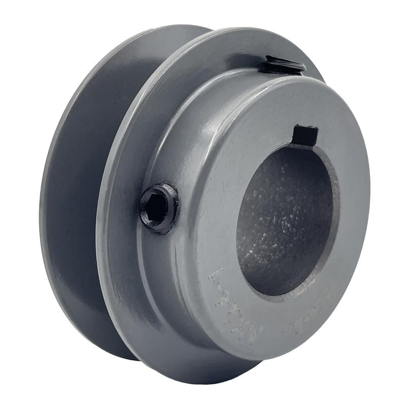 [Australia - AusPower] - AK24-1 Single Groove Fixed Bore V Belt Pulley,electric pulley 2.45"OD,1" Bore,V-Belt Sheave Cast Iron for A AX 3L 4L V-Belts 