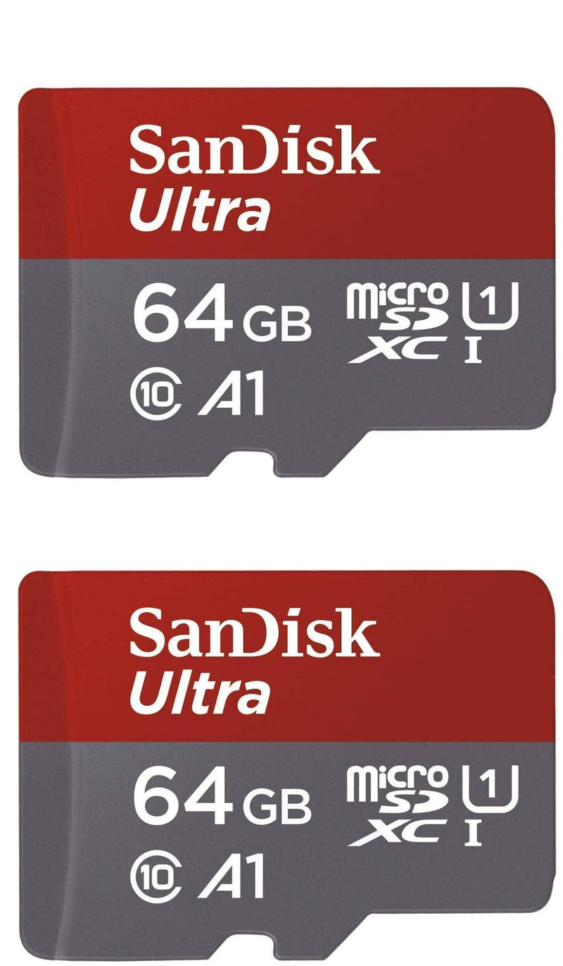 [Australia - AusPower] - SanDisk 64GB X2 (128GB) MicroSDXC Ultra Uhs-1 Memory Card 