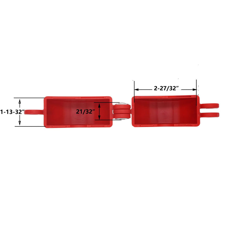 [Australia - AusPower] - Gate Valve Lockout with Safety Padlock for Water Spigot Faucet Locks Outdoor Petroleum Gas 1 to 2-1/2 Inch Lock Out Device 2 Pack 