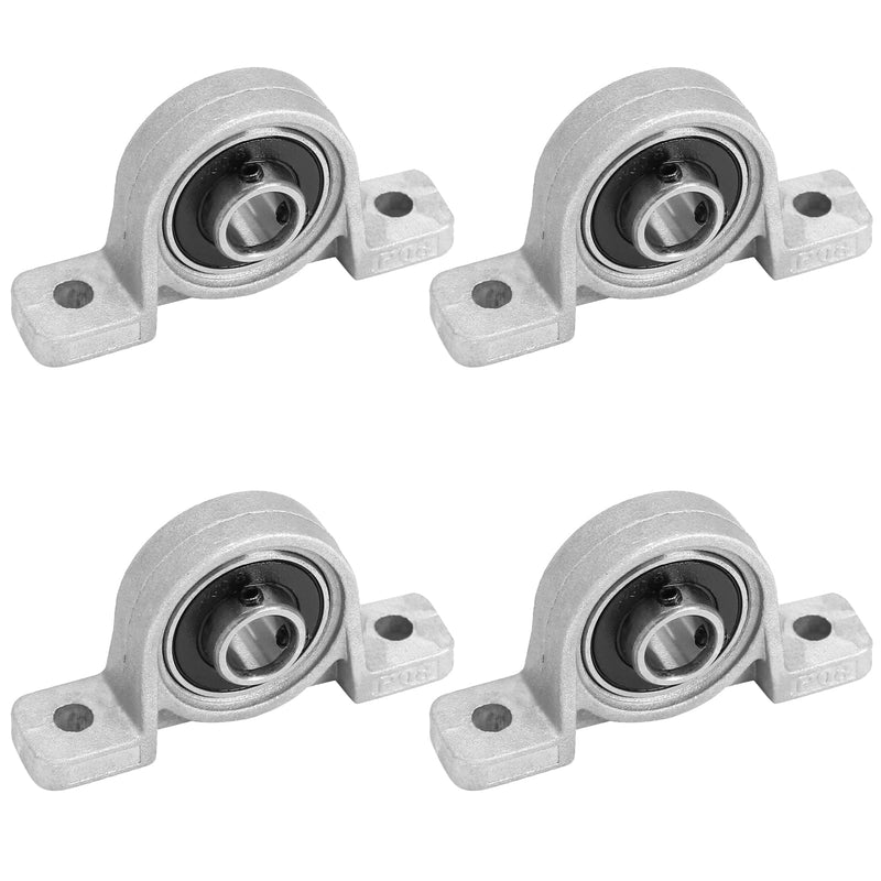 [Australia - AusPower] - KP08 Pillow Block Bearing Flange Bearing, 0.31 inch / 8mm Aluminum Alloy Bearing Self Aligning Bearing, Replacement Bearings Mounted Bearings for Machine 8mm / KP08 