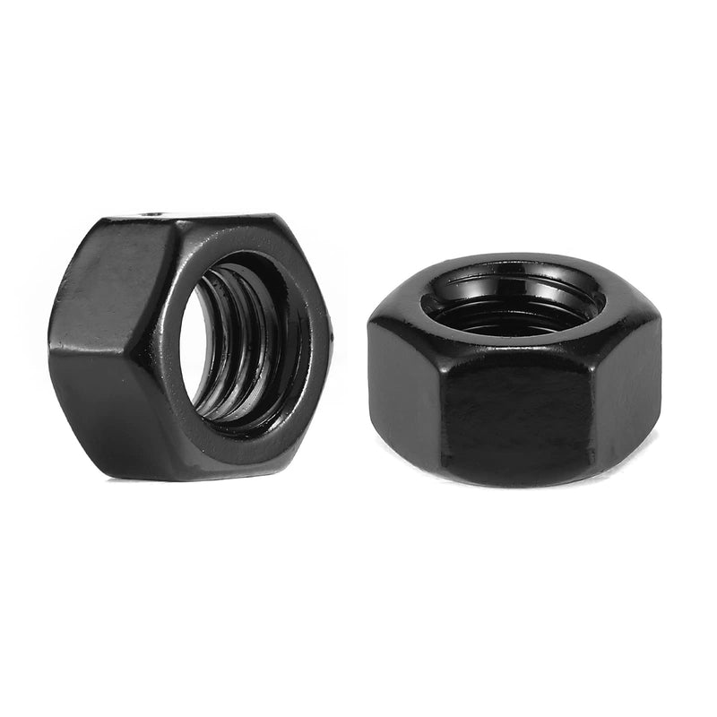 [Australia - AusPower] - M5 x 0.8mm Hex Nuts 50Pcs 304 Stainless Steel 18-8, Full Thread, Hex Drive, Black Oxide by SG TZH M5 50 