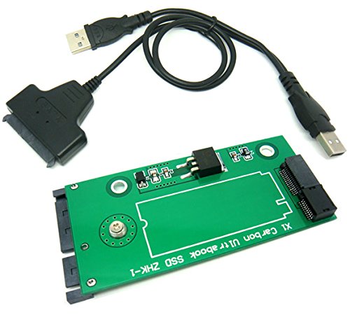 [Australia - AusPower] - Sintech 26pin SSD to SATA Adapter Card with USB Cable, Compatible with Sandisk SD5SG2 from Lenovo X1 Carbon Ultrabook 2012 Year X1 SSD SATA 