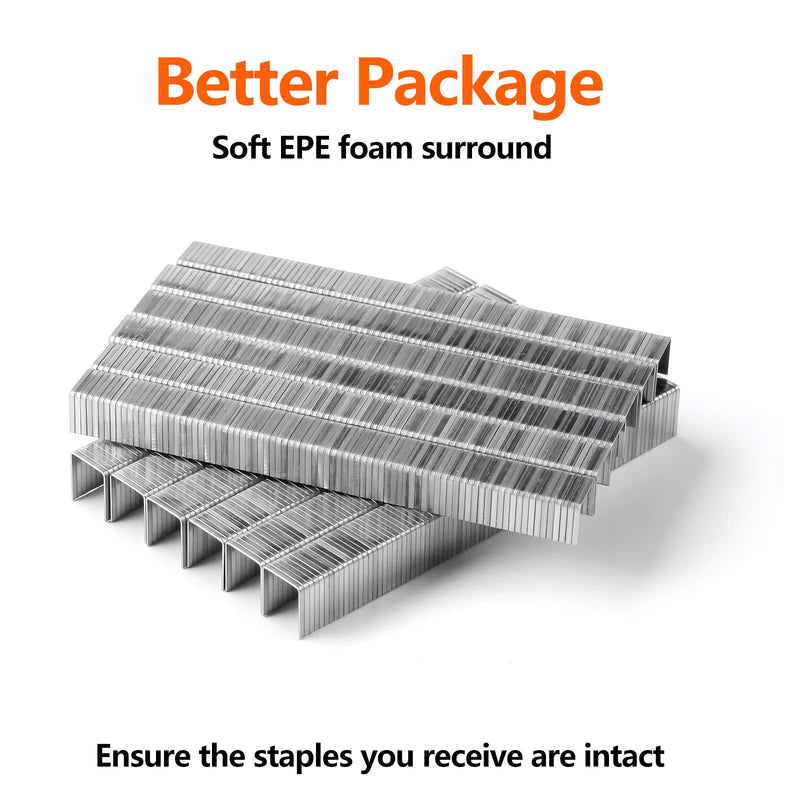 [Australia - AusPower] - Heavy Duty Stainless Steel T50 Staples 1000-Count 2 Sizes for Staple Gun, Includes: 3/8", 1/2" Assortment, Combo kit 