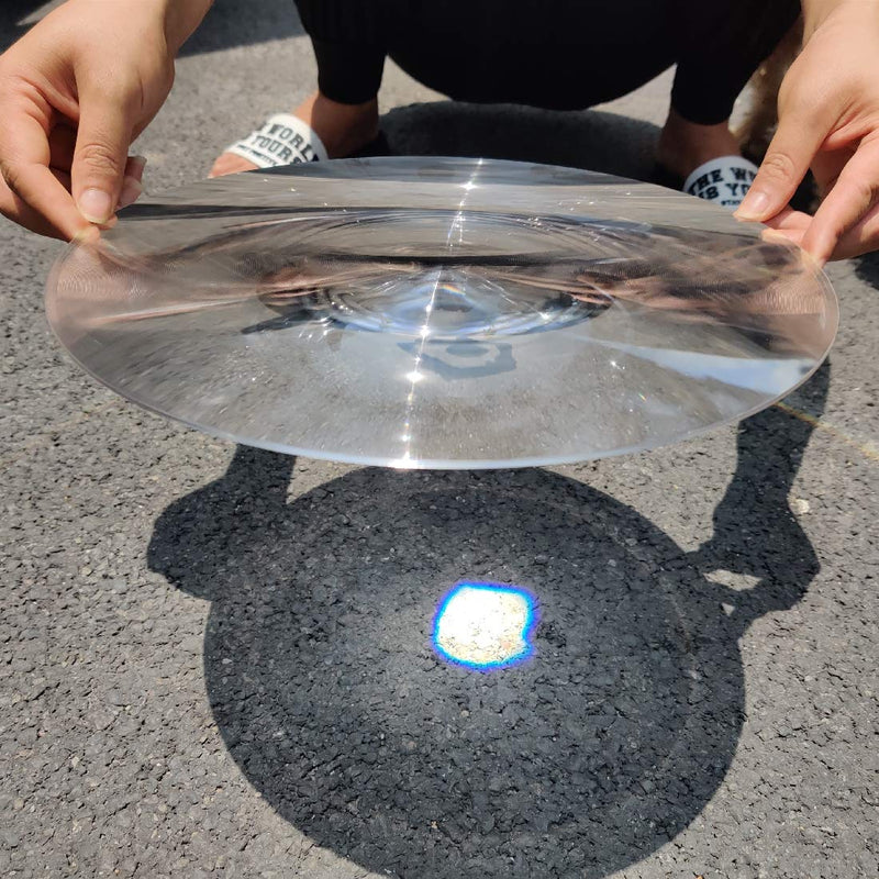 [Australia - AusPower] - 2-Pack Large Fresnel Lenses ?300mm(11.81") Focal Length 200mm Acrylic Magnifier for Solar Heating,Solar Cooking,Visual Education. (Focal Length 200mm) 