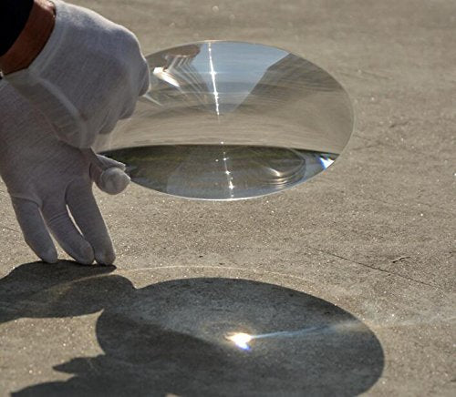 [Australia - AusPower] - 2-Pack Large Fresnel Lenses ?300mm(11.81") Focal Length 200mm Acrylic Magnifier for Solar Heating,Solar Cooking,Visual Education. (Focal Length 200mm) 
