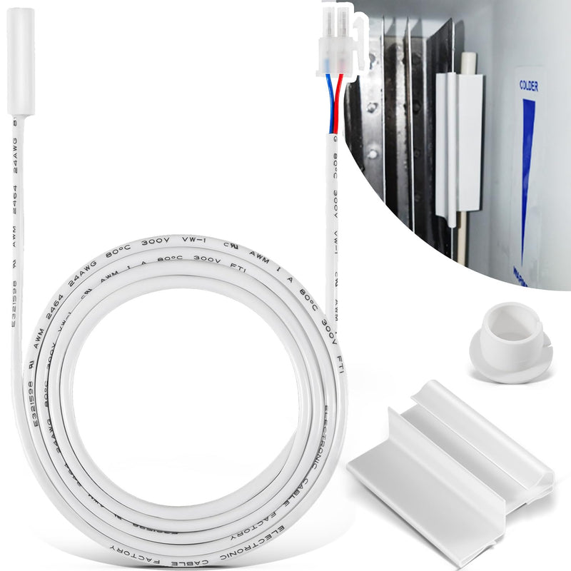[Australia - AusPower] - 3851210025 Replacement for Dometic Thermistor Kit, RV Refrigerator Thermostat Sensor for RM Series W 2 Wire Thermistor RM1350 2351 2354 2410 2620 2652 2852 2862 3807, 38510590422 