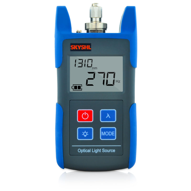 [Australia - AusPower] - 1310nm 1550nm SM Optical Fiber Light Source Tester with SC FC ST LC UPC Adapter (SS103S-11) OLS/1310&1550nm 