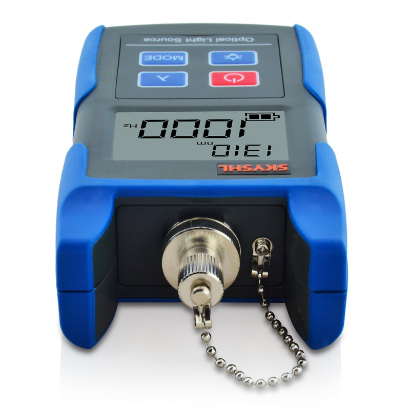 [Australia - AusPower] - 1310nm 1550nm SM Optical Fiber Light Source Tester with SC FC ST LC UPC Adapter (SS103S-11) OLS/1310&1550nm 